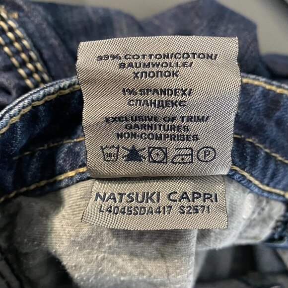 Silver Jeans Natsuki Capri‎ Jeans Blue Size 29 - Picture 7 of 7